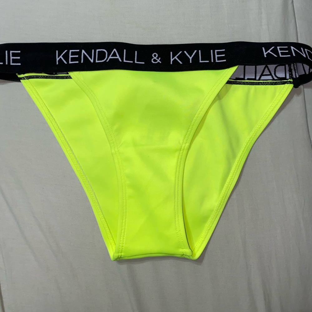 Kendall & Kylie neon green bikini set